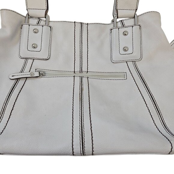 Clarks Pebble Leather Satchel Handbag - Picture 4 of 10